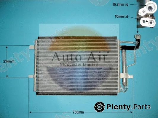 Auto Air Gloucester 16-9942 — Condenser, air conditioning