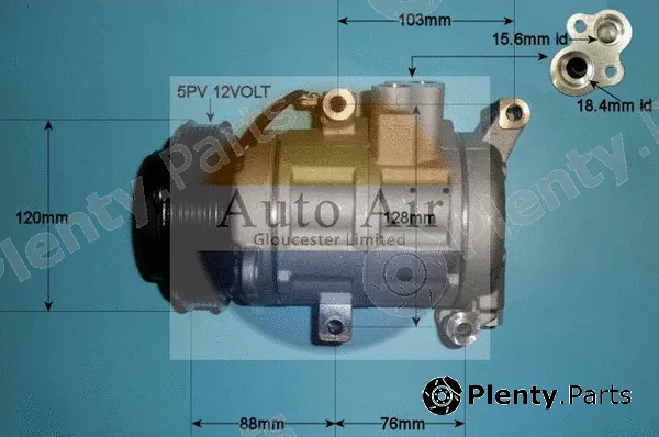 Auto Air Gloucester 14-2082P — Compressor, air conditioning