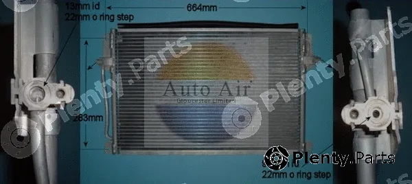 Auto Air Gloucester 16-6542 — Condenser, air conditioning