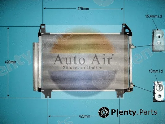 Auto Air Gloucester 16-9957 — Condenser, air conditioning