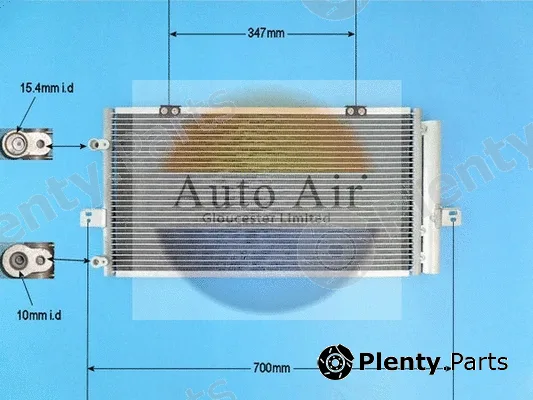 Auto Air Gloucester 16-1296 — Condenser, air conditioning
