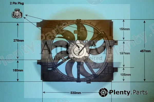 Auto Air Gloucester 05-1200 — Electric Motor, radiator fan