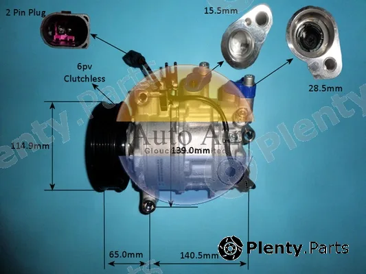 Auto Air Gloucester 14-0840p — Compressor, air conditioning