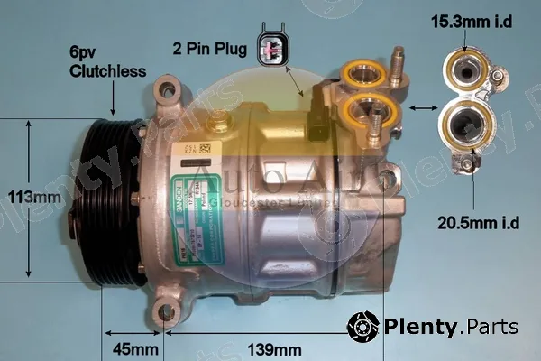 Auto Air Gloucester 14-2085 — Compressor, air conditioning