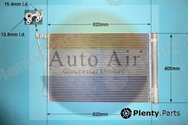 Auto Air Gloucester 16-9829 — Condenser, air conditioning