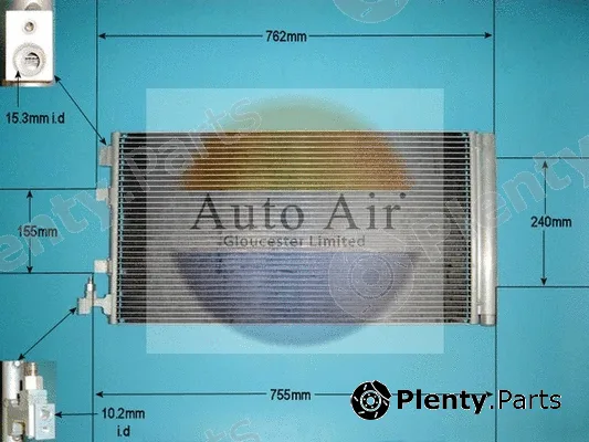 Auto Air Gloucester 16-1101 — Condenser, air conditioning