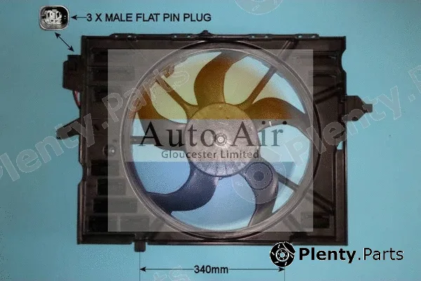 Auto Air Gloucester 05-1051 — Electric Motor, radiator fan