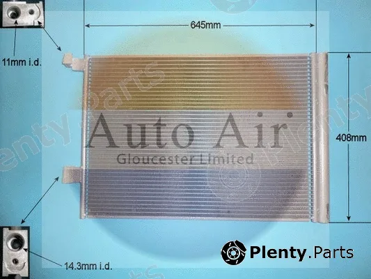 Auto Air Gloucester 16-1449 — Condenser, air conditioning
