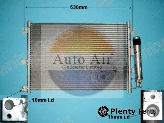 Auto Air Gloucester 16-1084 — Condenser, air conditioning
