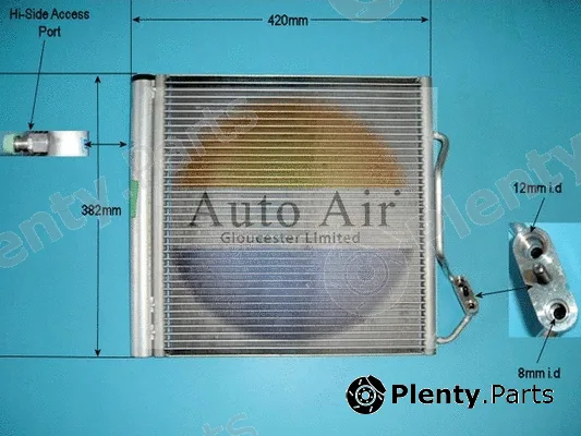 Auto Air Gloucester 16-1318 — Condenser, air conditioning