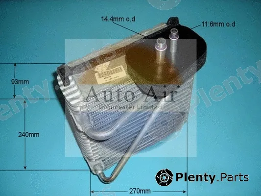 Auto Air Gloucester 21-0092 — Evaporator, air conditioning