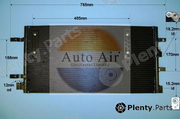 Auto Air Gloucester 16-9705 — Condenser, air conditioning