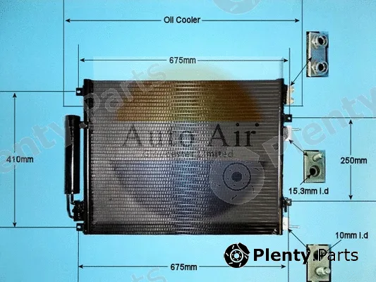 Auto Air Gloucester 16-9641 — Condenser, air conditioning