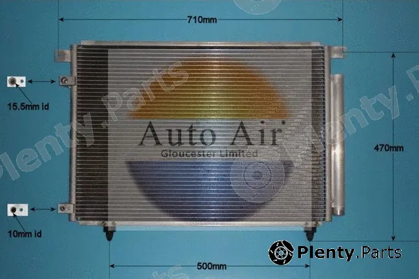 Auto Air Gloucester 16-1083 — Condenser, air conditioning