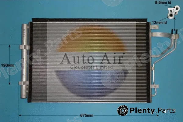 Auto Air Gloucester 16-9012 — Condenser, air conditioning
