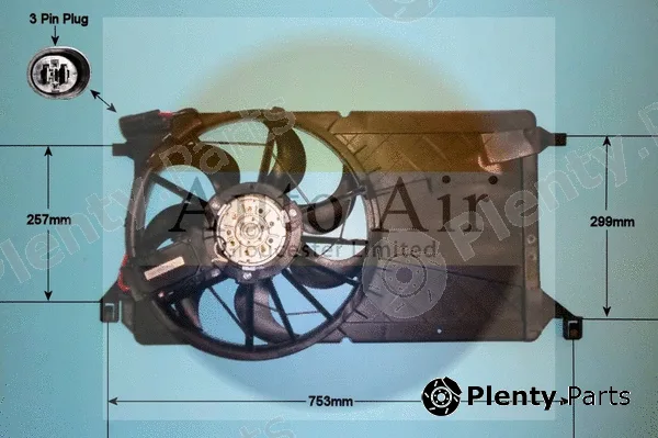 Auto Air Gloucester 05-1268 — Electric Motor, radiator fan