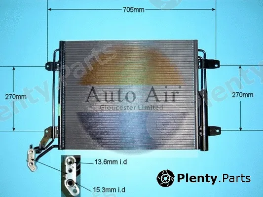 Auto Air Gloucester 16-9938 — Condenser, air conditioning
