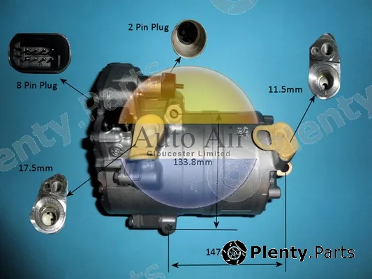 Auto Air Gloucester 14-0808 — Compressor, air conditioning
