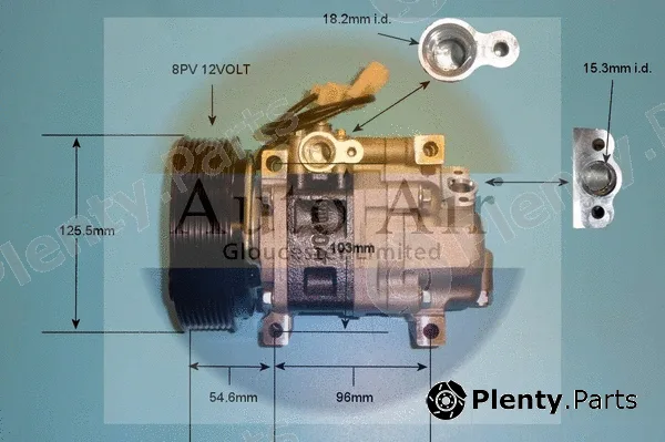 Auto Air Gloucester 14-1141P — Compressor, air conditioning