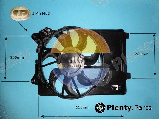 Auto Air Gloucester 05-1023 — Electric Motor, radiator fan