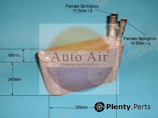 Auto Air Gloucester 21-0093A — Evaporator, air conditioning