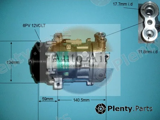 Auto Air Gloucester 14-1215 — Compressor, air conditioning