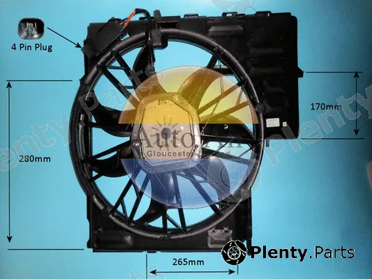 Auto Air Gloucester 05-1060 — Electric Motor, radiator fan