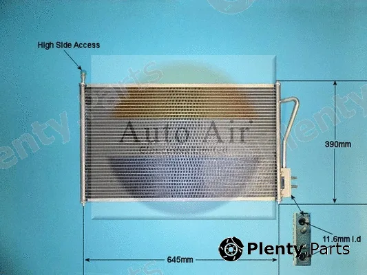 Auto Air Gloucester 16-9714 — Condenser, air conditioning