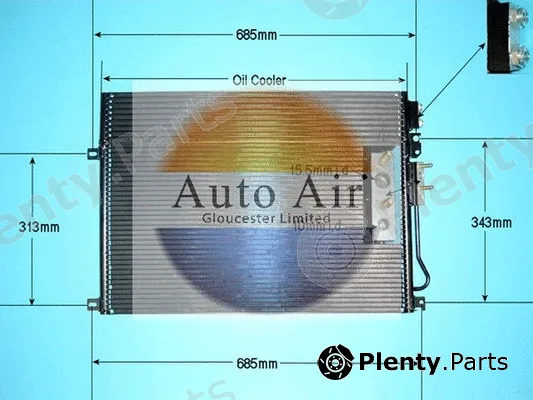 Auto Air Gloucester 16-1353 — Condenser, air conditioning