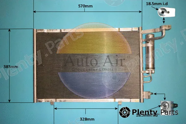 Auto Air Gloucester 16-0068 — Condenser, air conditioning