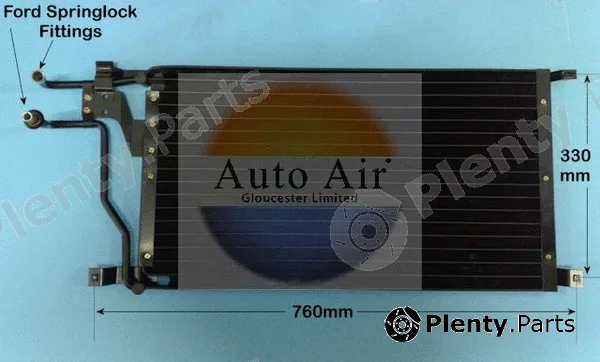 Auto Air Gloucester 16-5113 — Condenser, air conditioning
