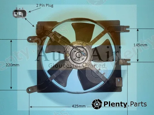 Auto Air Gloucester 05-1207 — Electric Motor, radiator fan