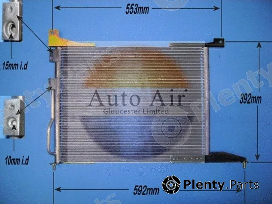 Auto Air Gloucester 16-1291 — Condenser, air conditioning