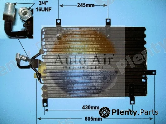 Auto Air Gloucester 16-2035 — Condenser, air conditioning