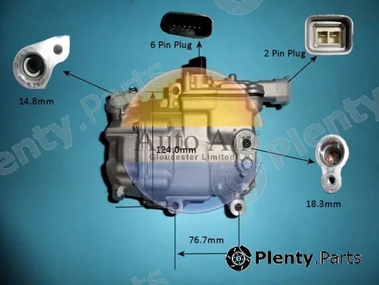 Auto Air Gloucester 14-0301P — Compressor, air conditioning