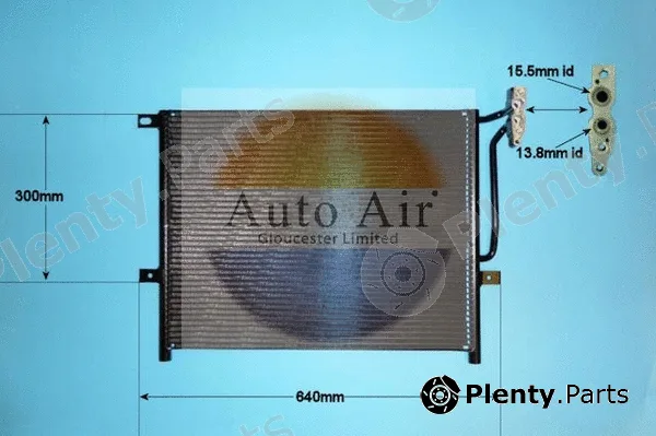 Auto Air Gloucester 16-9660 — Condenser, air conditioning