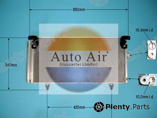 Auto Air Gloucester 16-8918 — Condenser, air conditioning