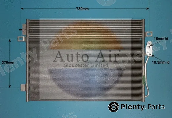 Auto Air Gloucester 16-6235 — Condenser, air conditioning