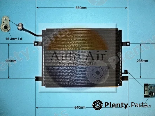 Auto Air Gloucester 16-2047 — Condenser, air conditioning