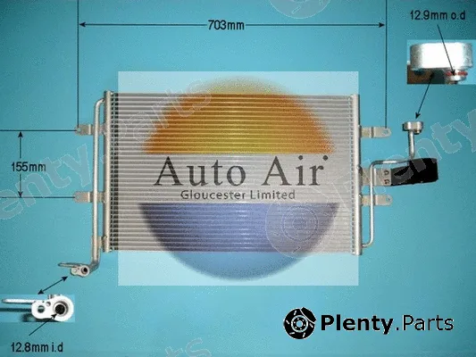 Auto Air Gloucester 16-9786A — Condenser, air conditioning