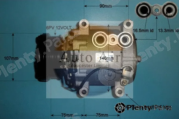 Auto Air Gloucester 14-1006P — Compressor, air conditioning