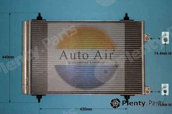 Auto Air Gloucester 16-9928 — Condenser, air conditioning