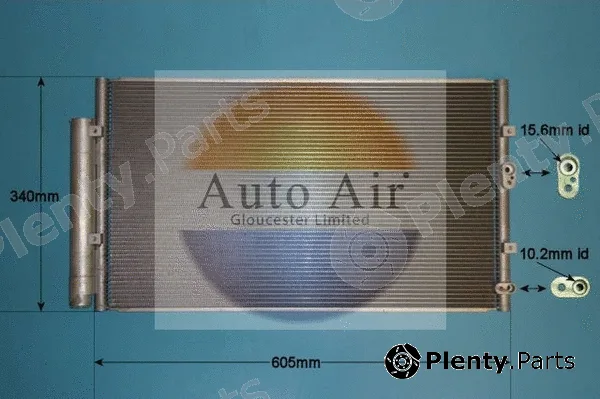 Auto Air Gloucester 16-1440 — Condenser, air conditioning