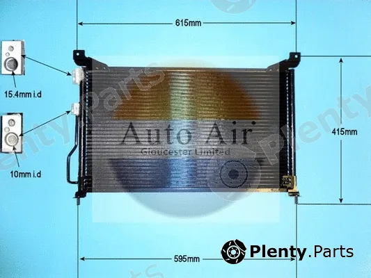 Auto Air Gloucester 16-1290 — Condenser, air conditioning