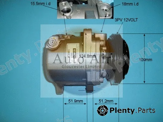 Auto Air Gloucester 14-7002R — Compressor, air conditioning