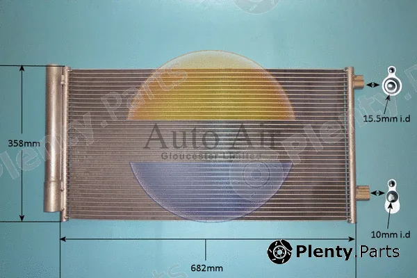 Auto Air Gloucester 16-0064 — Condenser, air conditioning