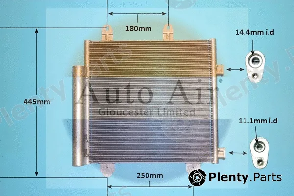Auto Air Gloucester 16-2070 — Condenser, air conditioning