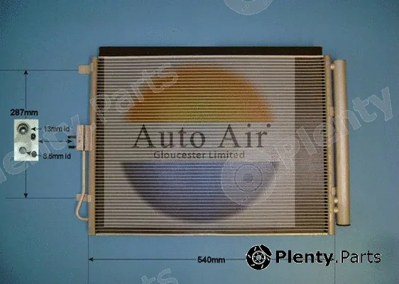 Auto Air Gloucester 16-9975 — Condenser, air conditioning