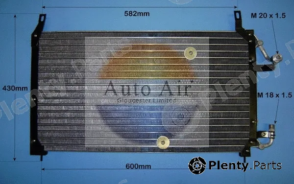 Auto Air Gloucester 16-9757 — Condenser, air conditioning
