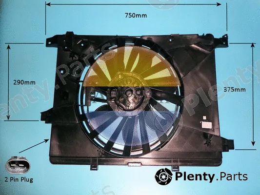 Auto Air Gloucester 05-1022 — Electric Motor, radiator fan
